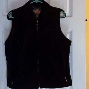 Harley Davidson velvet quilted vest LG